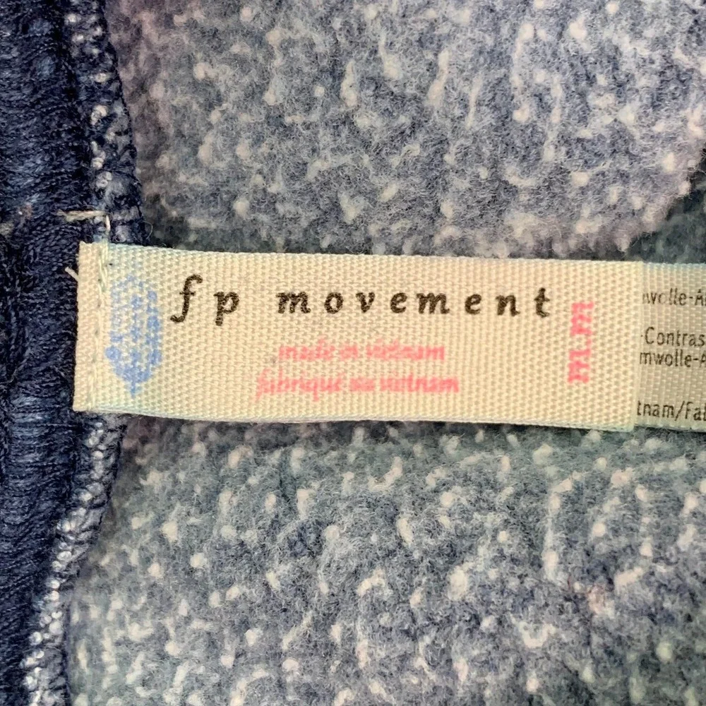 FP Movement Fletcher‎ Run Cotton Cowl Neck Long Sleeve Pullover Sweater SZ XL